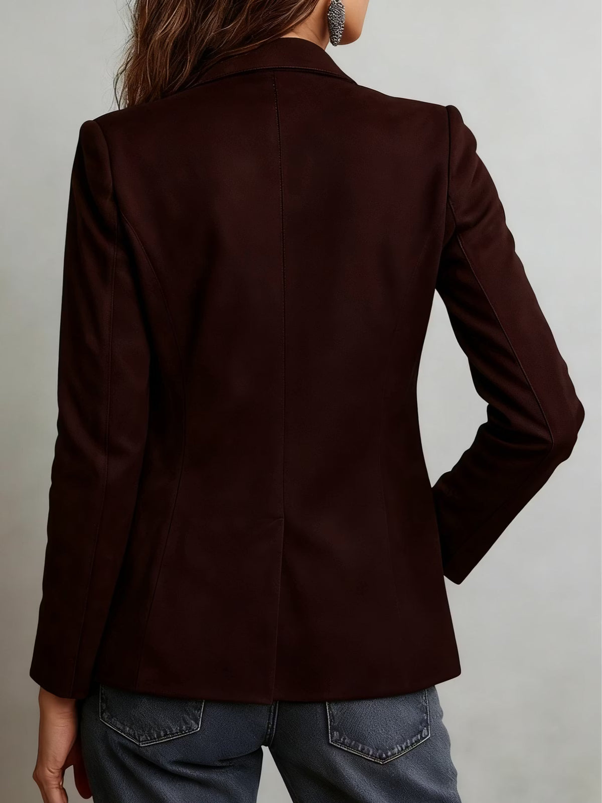 Vintage Brown Suede Jacket